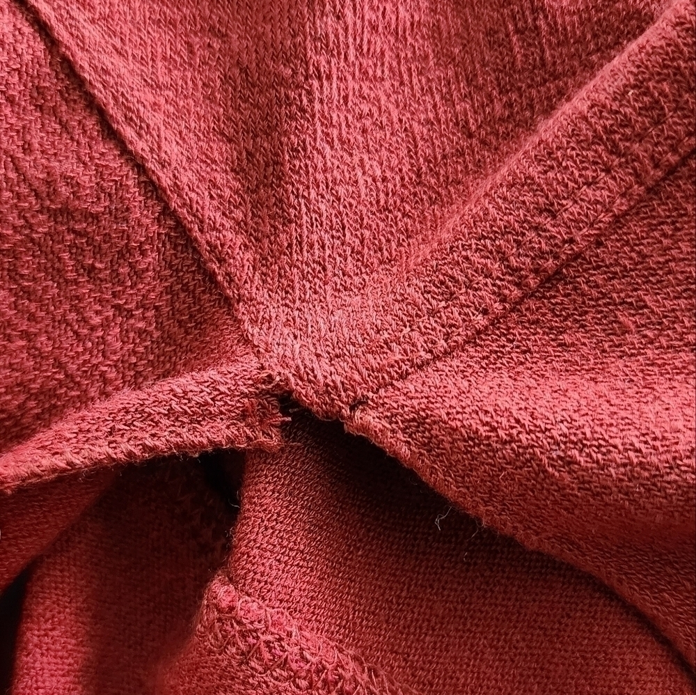Soft Surroundings Bcall Cowl Neck Tunic Top Lagenlook Dark Red Medium - Picture 6 of 11